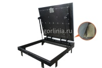 Люк напольный Стелс-КУ 800*1600п короб утепленная серия