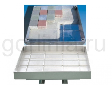 Люк drago 100 600*600 уличный заполняемый