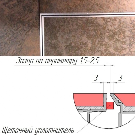 Техно под плитку 700*2200п