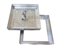 Напольный люк под плитку 700х700 мм Small 